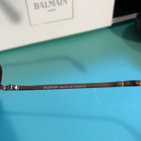 Authentic Balmain tortoise shell sunnies NIB main image 4